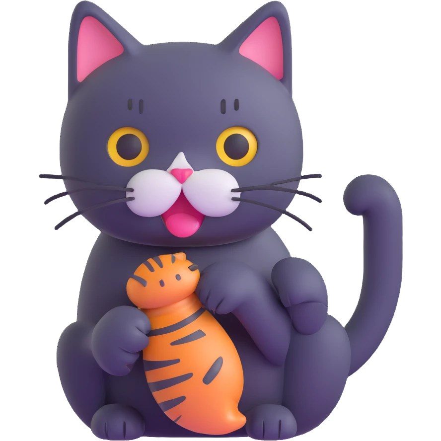 cat mewing emoji