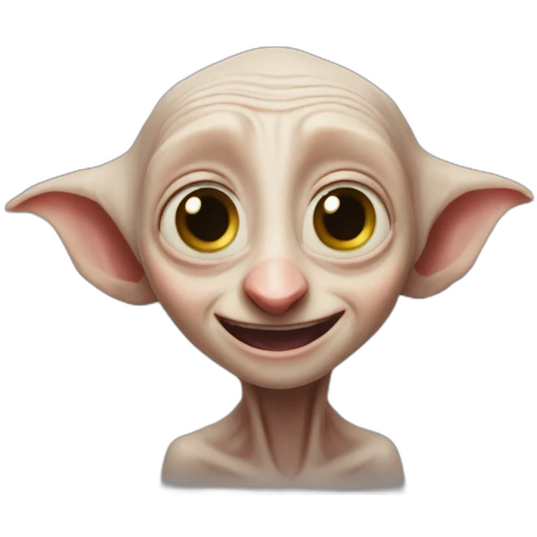 Dobby happy portrait emoji