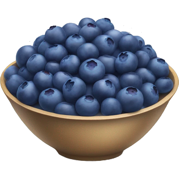 bowl of blueberries emoji