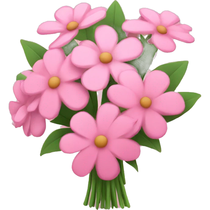 Pink flower bouquet  emoji