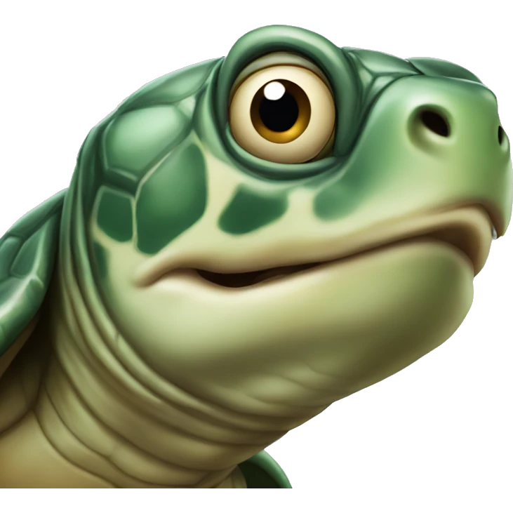 Gossiping turtle emoji