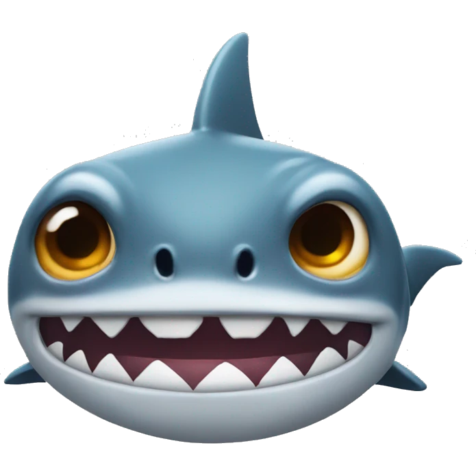 shark rolling eyes  emoji