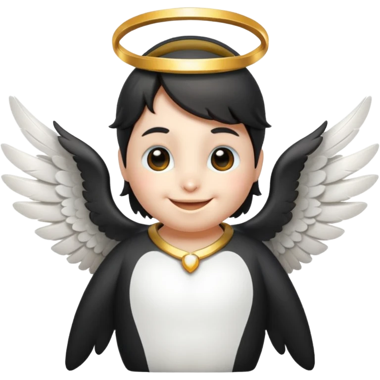 penguin angel emoji