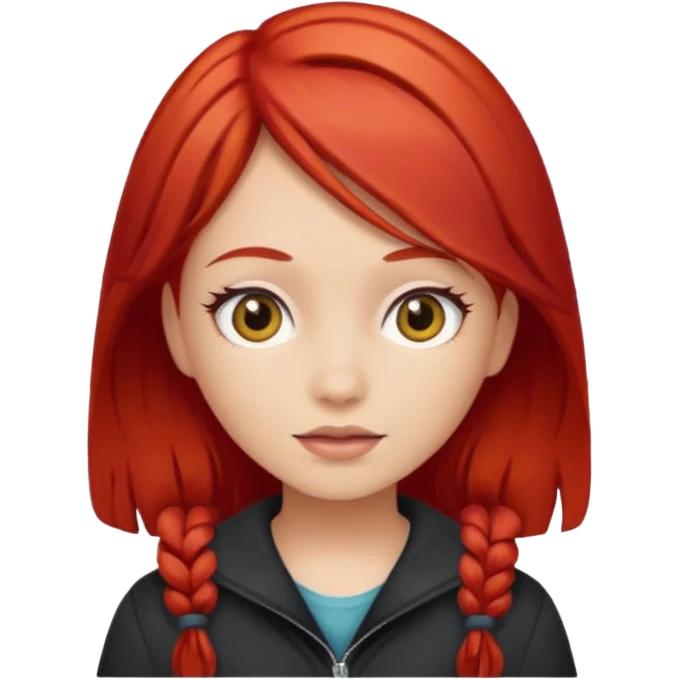 girl red hair emoji