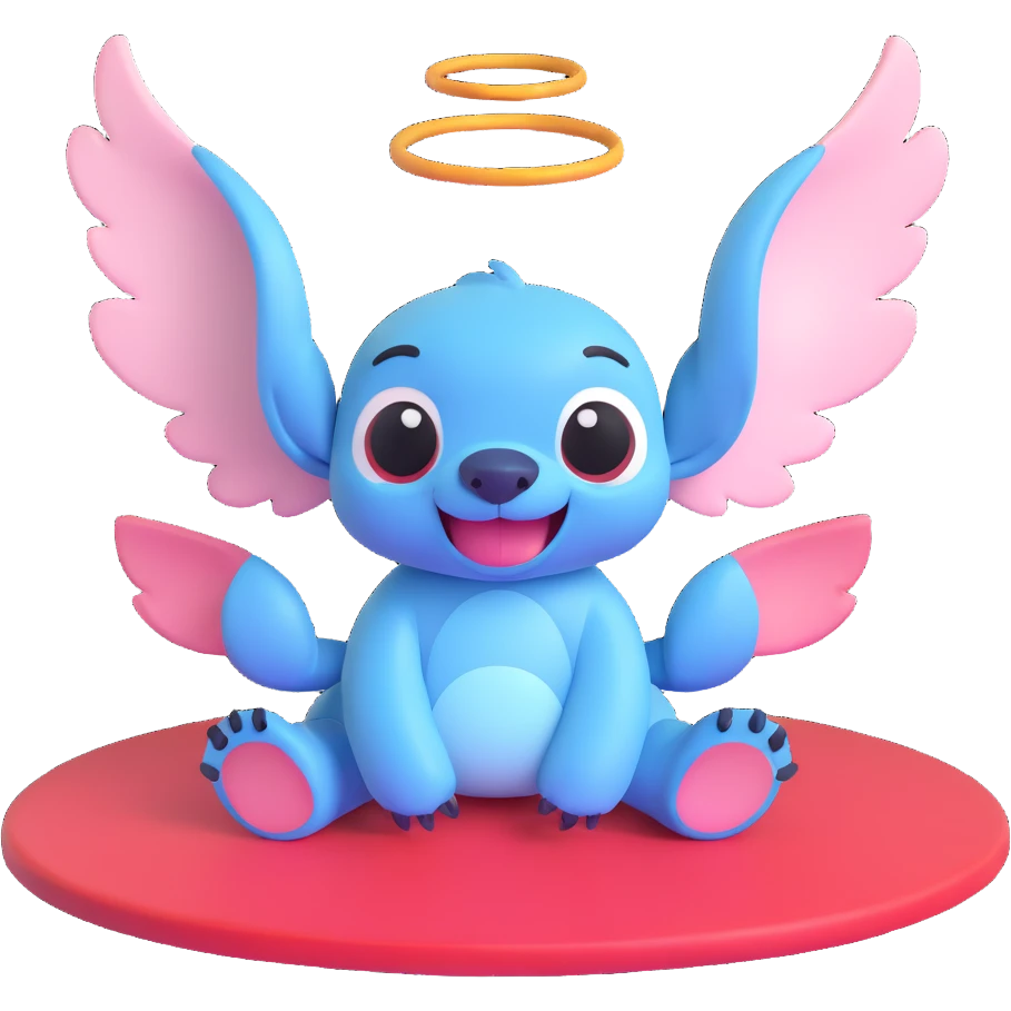 Stitch and Angel emoji