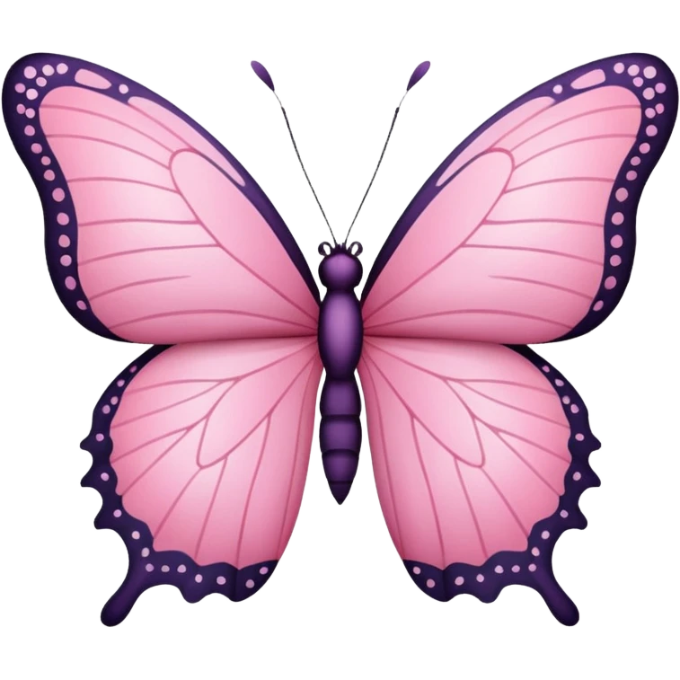 Butterfly pink emoji