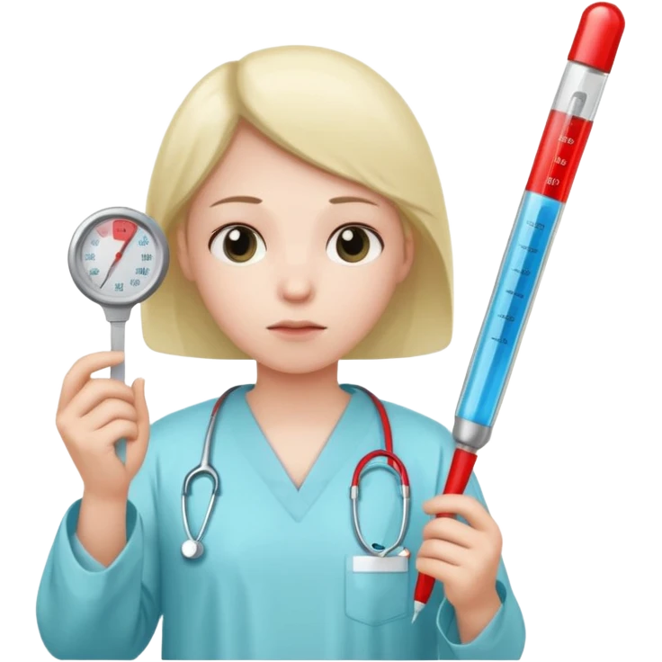 enfermo y con un termometro emoji
