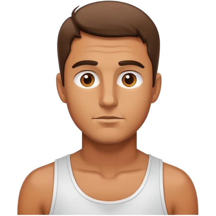 half man looking side by stabndingf emoji