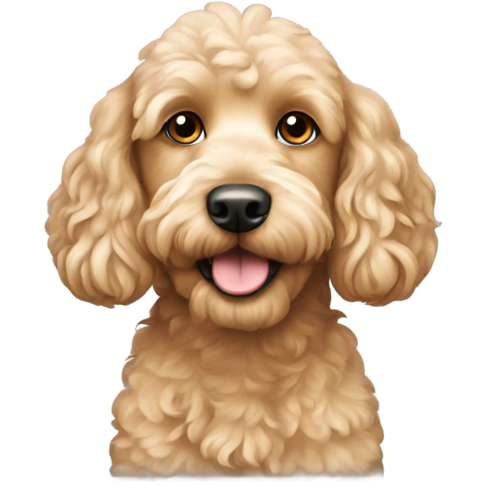 Tan cockerpoo  emoji