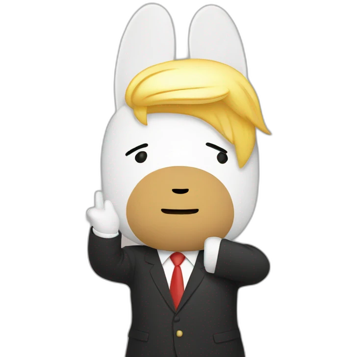 miffy with trump emoji