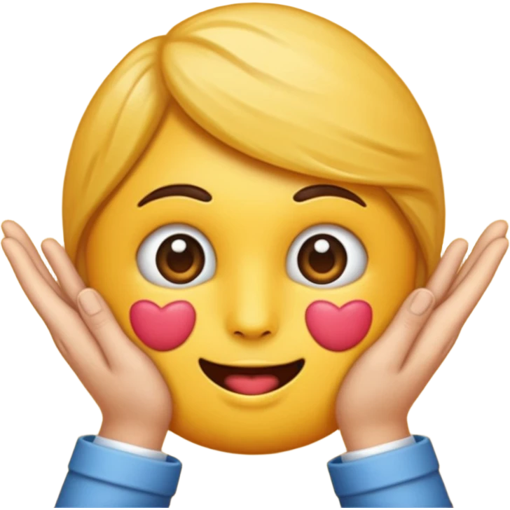 Je veux un emoji qui soit timide et qui cache ses parties intimes avec ses mains emoji