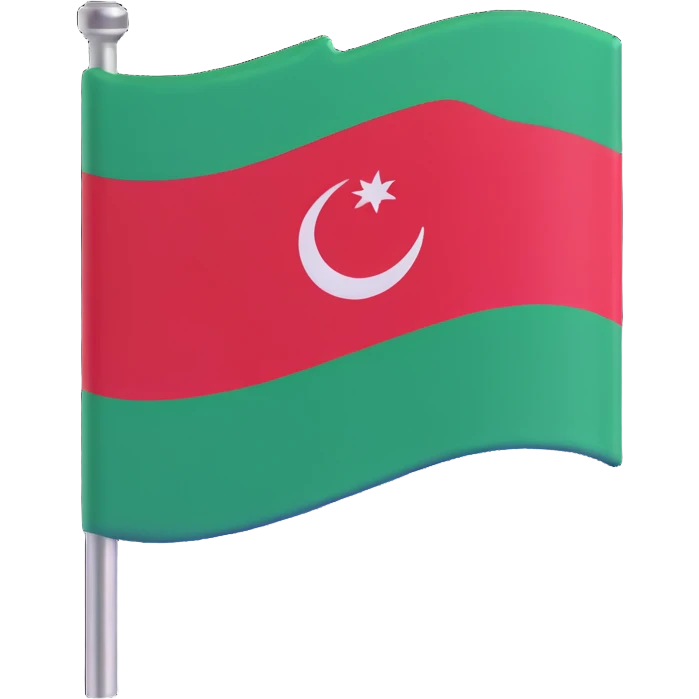 Saudi Arabian flag with a microchip emoji
