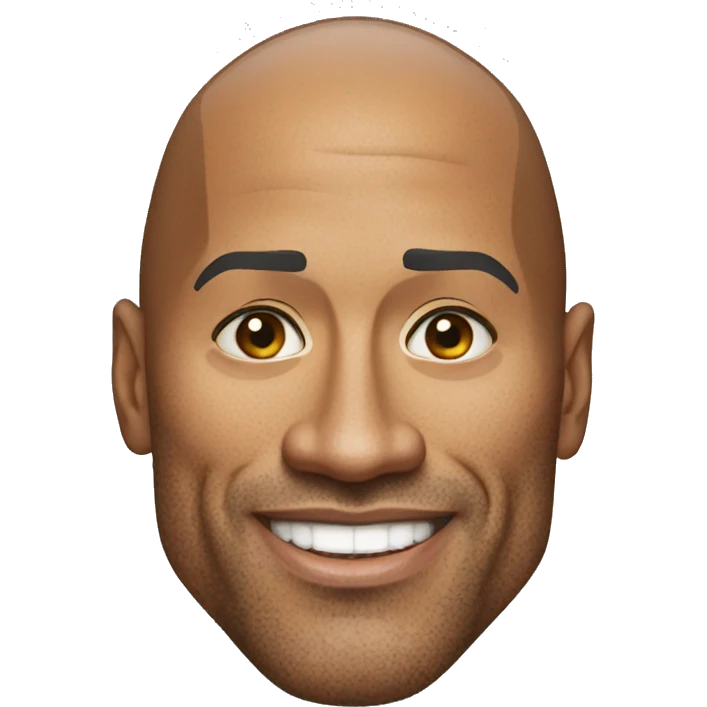 Dwayne the rock johnson emoji