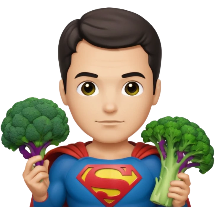 brocoli superman emoji
