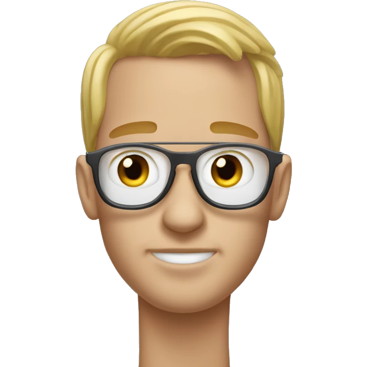 a head wearing airpods max emoji