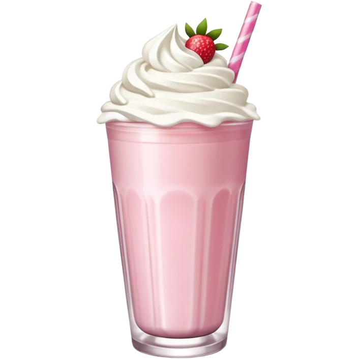BATOM DE MILKSHAKE DE MORANGO emoji
