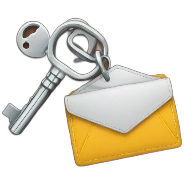 wallet and key emoji