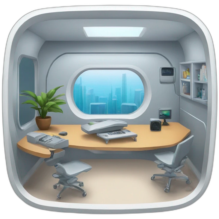 modern futuristicroom emoji