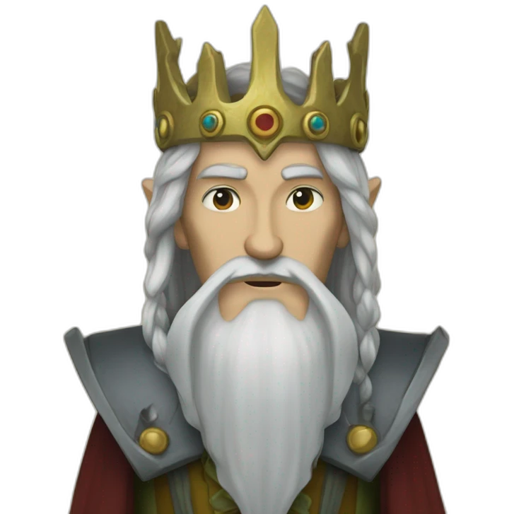 Turgon High King of the Noldorin Elves emoji