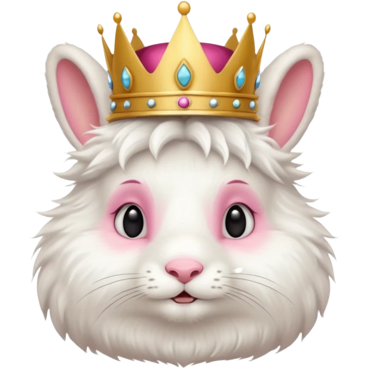 king rabbit emoji