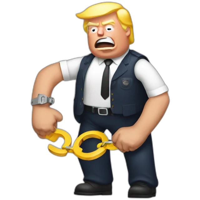 trump-in-handcuffs emoji