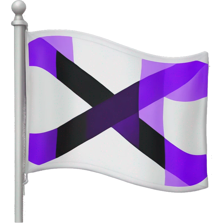 Asexual Flag emoji