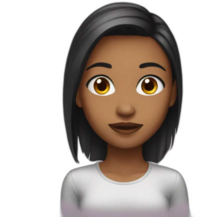 A Girl perfect emoji