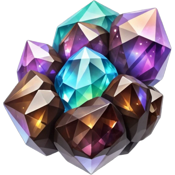 dark brown nebula crystal clusteremoji emoji