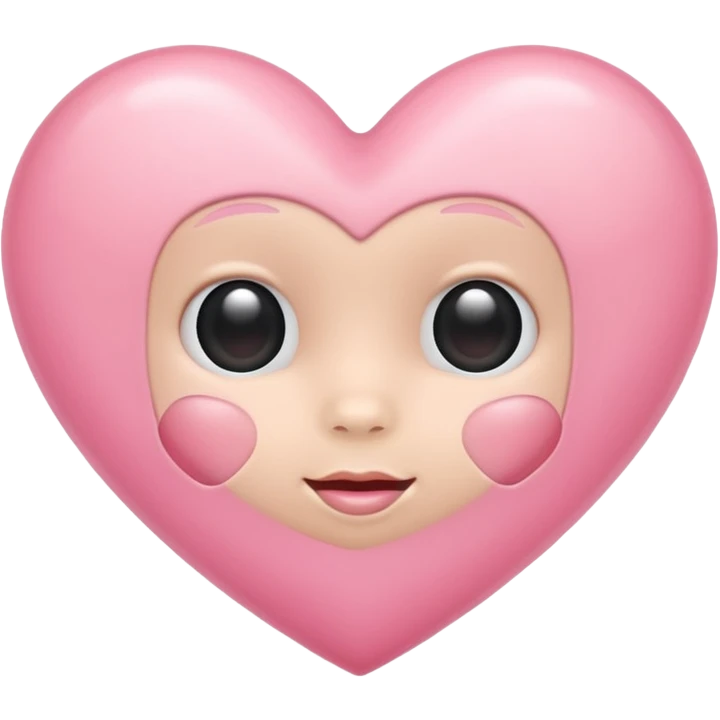 Baby pink heart  emoji