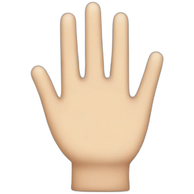 LM con la mano emoji