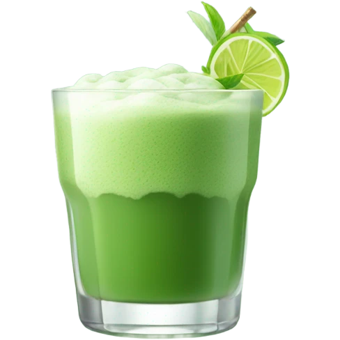 aesthetic cold matcha drink emoji