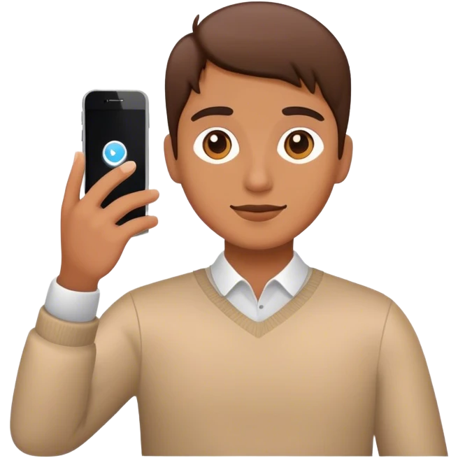 taking photo on smartphone emoji