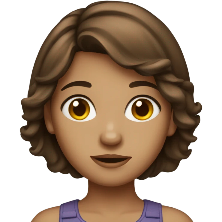 Brown Haired Girl emoji