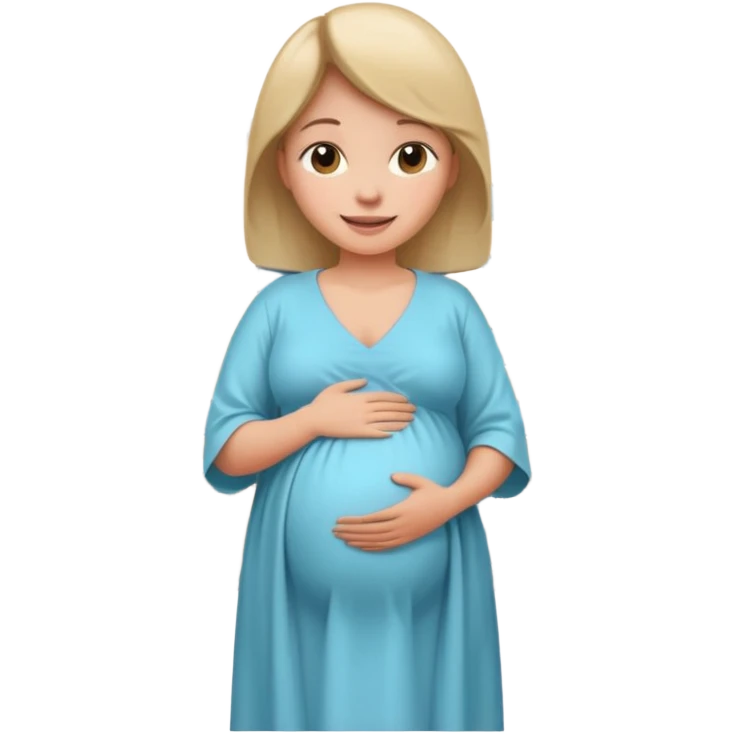 임산부 병원앞 emoji