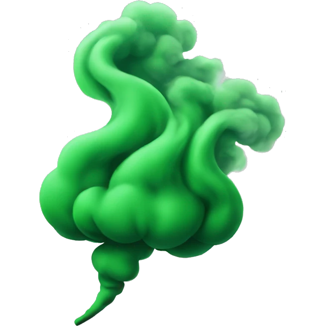 green smoke emoji