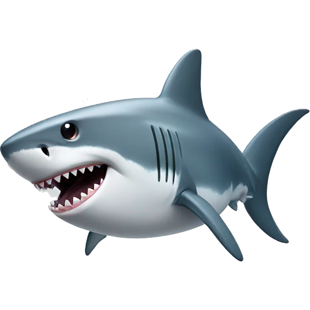 shark with earphone emoji