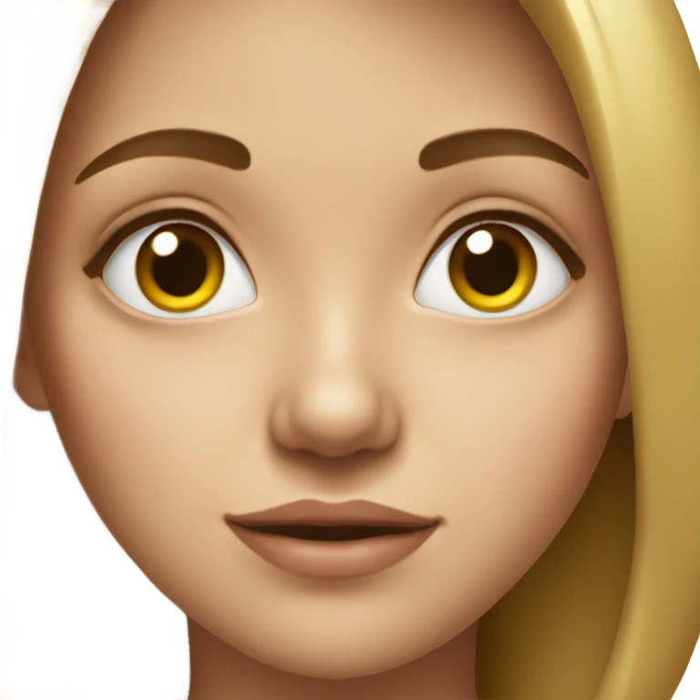 realistic portrait of a girl emoji