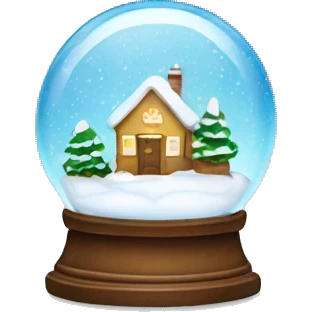 snow globe  emoji