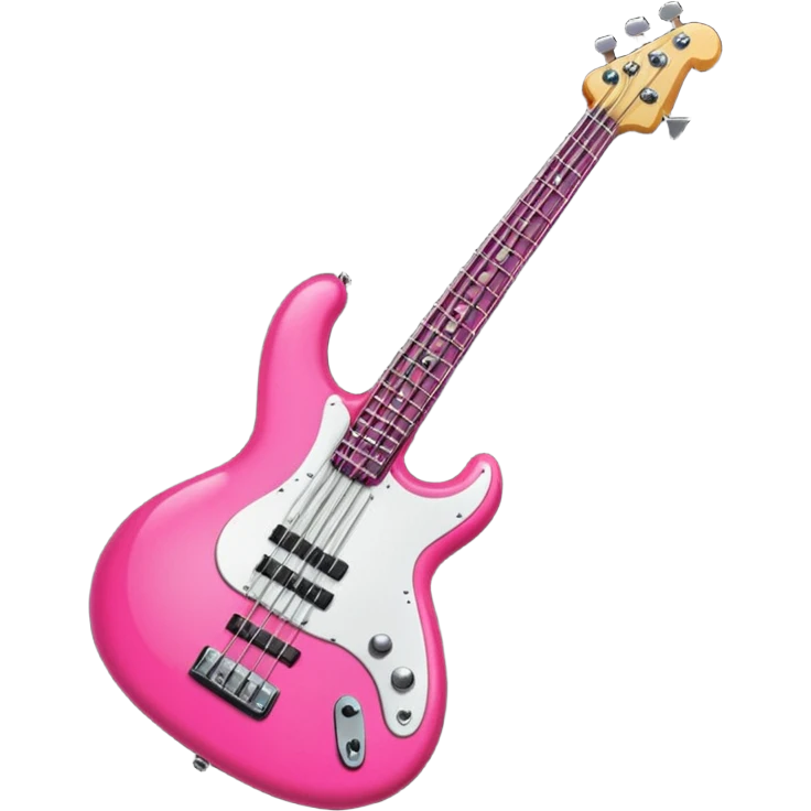 Hot pink bass emoji