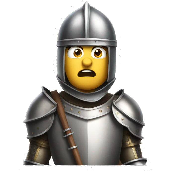 shocked knight emoji