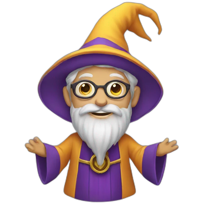 wizard happy emoji