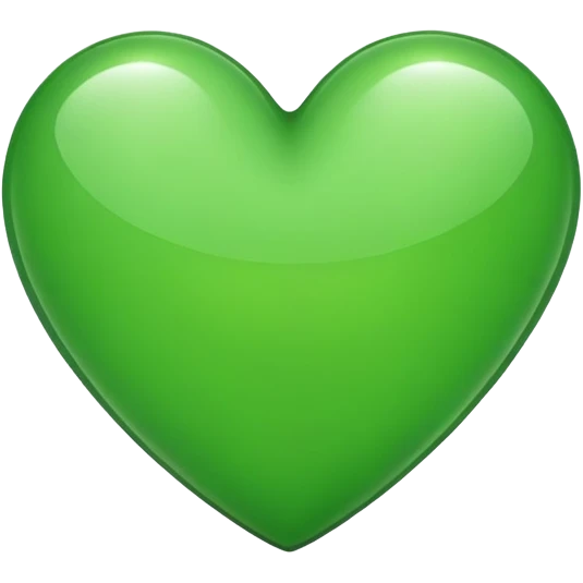 Heart green  emoji