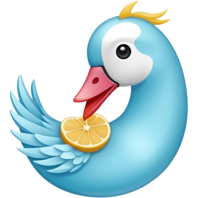 Verificacion azul de tiktok redonda medio celeste con la palomita blanca chillante emoji