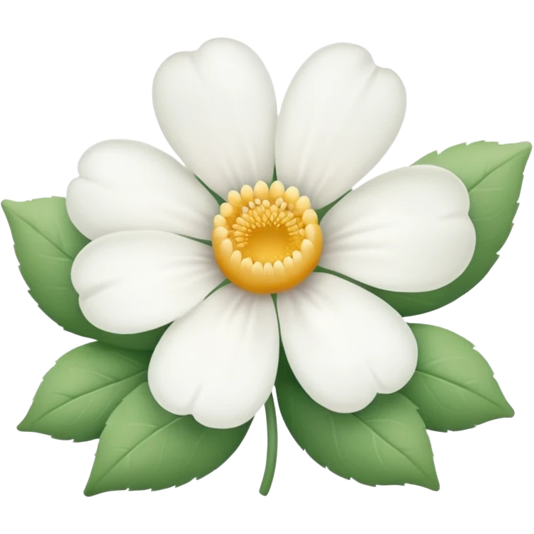 Baby breaths flower emoji