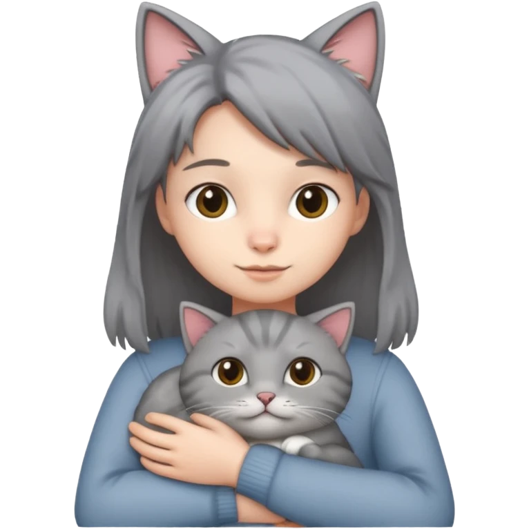 Love and cat emoji