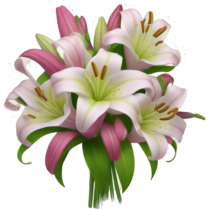 lily bouquet emoji