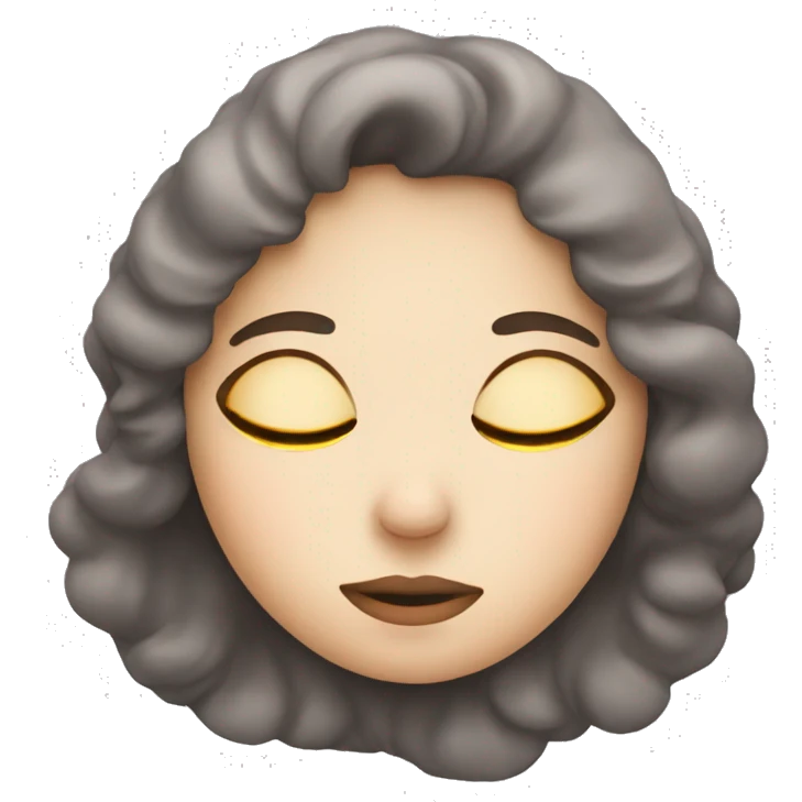 sleep girl emoji