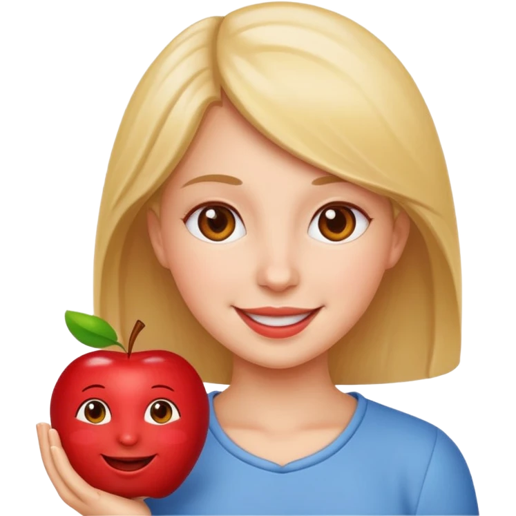 happy sister, apple emoji style, happy family emoji