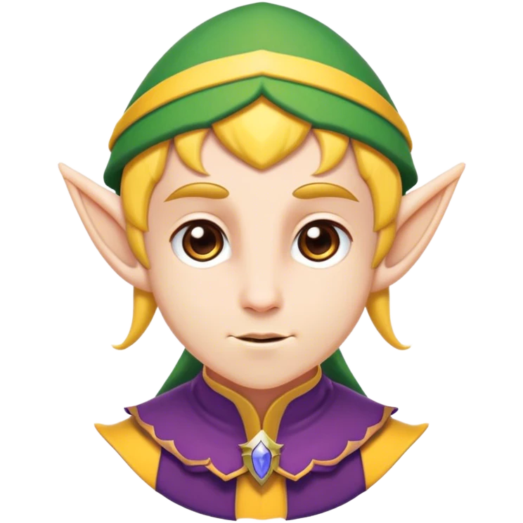 Elf wearing laker colors  emoji