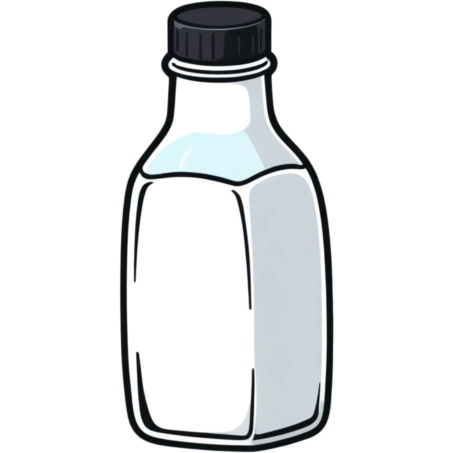 salt bottle, cartoonish sticker style emoji